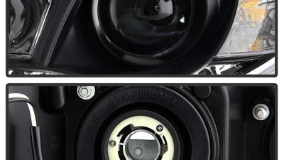 Spyder Auto Black DRL Projector Headlights with Low 9006 Lights for Toyota Camry 2012-2014                                     - PRO-YD-TCAM12-DRL-BK - Image 3