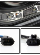 Spyder Auto Black DRL Projector Headlights with Low 9006 Lights for Toyota Camry 2012-2014                                     - PRO-YD-TCAM12-DRL-BK - Image 4