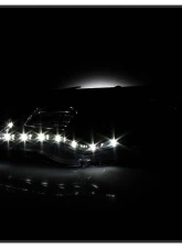 Spyder Auto Black DRL Projector Headlights with Low 9006 Lights for Toyota Camry 2012-2014                                     - PRO-YD-TCAM12-DRL-BK - Image 7