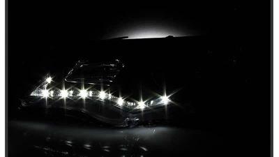 Spyder Auto Black DRL Projector Headlights with Low 9006 Lights for Toyota Camry 2012-2014                                     - PRO-YD-TCAM12-DRL-BK - Image 7