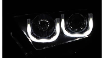 Spyder Auto Black 3D DRL Projector Headlights for Toyota Highlander 2011-2013, H1/H7                                     - PRO-YD-THLAN11-3DDRL-BK - Image 11