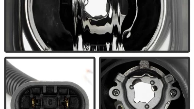 Spyder Auto Black 3D DRL Projector Headlights for Toyota Highlander 2011-2013, H1/H7                                     - PRO-YD-THLAN11-3DDRL-BK - Image 4