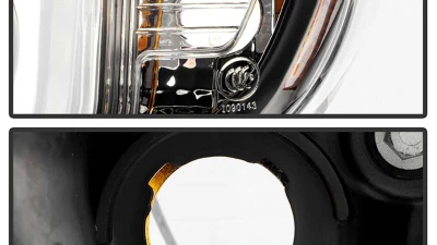 Spyder Auto Black 3D DRL Projector Headlights for Toyota Highlander 2011-2013, H1/H7                                     - PRO-YD-THLAN11-3DDRL-BK - Image 6