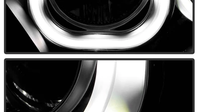 Spyder Auto Black 3D DRL Projector Headlights for Toyota Highlander 2011-2013, H1/H7                                     - PRO-YD-THLAN11-3DDRL-BK - Image 9