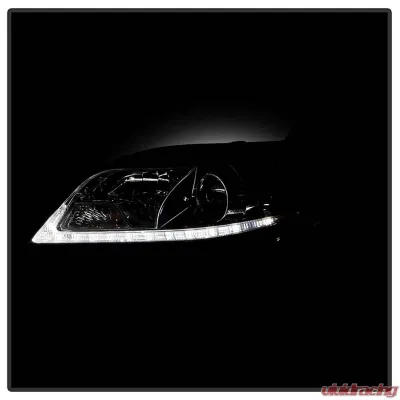 Spyder Auto Signature Projector Headlights Halogen Smoke for 2011-2017 Toyota Sienna SE/XE/XLE - PRO-YD-TSEN11-DRL-SM