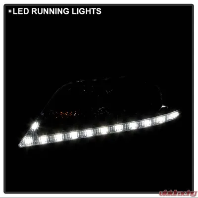 Spyder Auto Signature Projector Headlights Halogen Smoke for 2011-2017 Toyota Sienna SE/XE/XLE - PRO-YD-TSEN11-DRL-SM