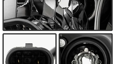 Spyder Auto Signature Projector Headlights Halogen Smoke for 2011-2017 Toyota Sienna SE/XE/XLE                                     - PRO-YD-TSEN11-DRL-SM - Image 4