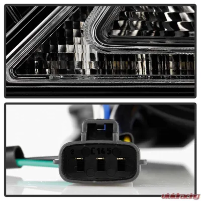 Spyder Auto Signature Projector Headlights Halogen Smoke for 2011-2017 Toyota Sienna SE/XE/XLE - PRO-YD-TSEN11-DRL-SM