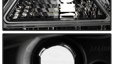 Spyder Auto Signature Projector Headlights Halogen Smoke for 2011-2017 Toyota Sienna SE/XE/XLE                                     - PRO-YD-TSEN11-DRL-SM - Image 6