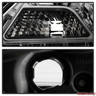 Spyder Auto Signature Projector Headlights Halogen Smoke for 2011-2017 Toyota Sienna SE/XE/XLE - PRO-YD-TSEN11-DRL-SM