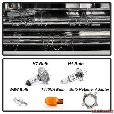 Spyder Auto Signature Projector Headlights Halogen Smoke for 2011-2017 Toyota Sienna SE/XE/XLE - PRO-YD-TSEN11-DRL-SM