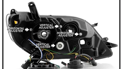 Spyder Auto Signature Projector Headlights Halogen Smoke for 2011-2017 Toyota Sienna SE/XE/XLE                                     - PRO-YD-TSEN11-DRL-SM - Image 9