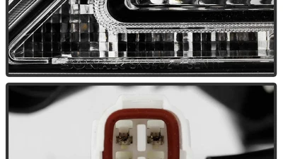 Spyder Auto Projector Headlights DRL LED Black for 2015-2017 Toyota Sienna SE | XE                                     - PRO-YD-TSEN15-DRL-BK - Image 5