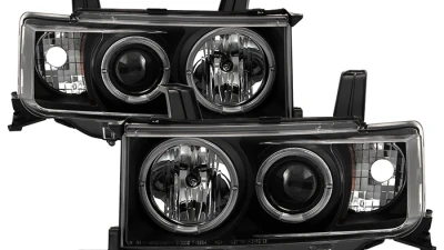 Spyder Auto Halo Black Projector Headlights for Scion xB 2003-2006, Durable Design                                     - PRO-YD-TSXB03-HL-BK - Image 12