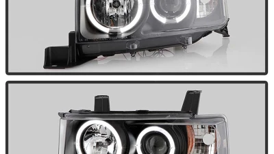 Spyder Auto Halo Black Projector Headlights for Scion xB 2003-2006, Durable Design                                     - PRO-YD-TSXB03-HL-BK - Image 10