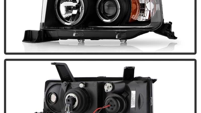 Spyder Auto Halo Black Projector Headlights for Scion xB 2003-2006, Durable Design                                     - PRO-YD-TSXB03-HL-BK - Image 2