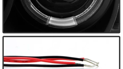 Spyder Auto Halo Black Projector Headlights for Scion xB 2003-2006, Durable Design                                     - PRO-YD-TSXB03-HL-BK - Image 6