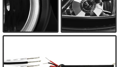 Spyder Auto CCFL LED Black Projector Headlights for Toyota Tacoma 2005-2008                                     - PRO-YD-TT05-CCFL-BK - Image 5