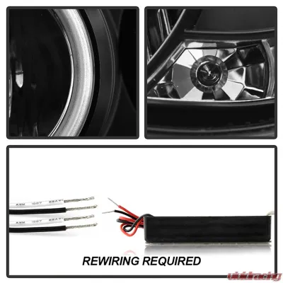 Spyder Auto CCFL LED Black Projector Headlights for Toyota Tacoma 2005-2008 - PRO-YD-TT05-CCFL-BK