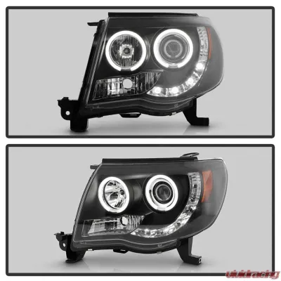 Spyder Auto CCFL LED Black Projector Headlights for Toyota Tacoma 2005-2008 - PRO-YD-TT05-CCFL-BK