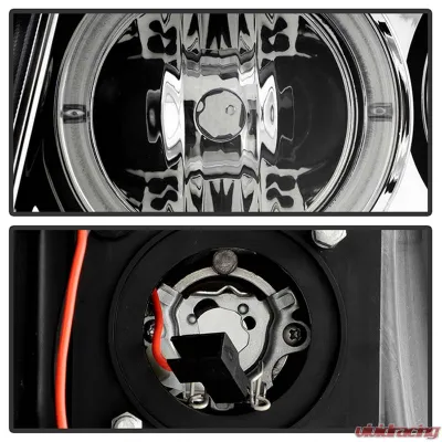 Spyder Auto Halo LED Chrome Projector Headlights for Toyota Tacoma 2005-2008 - PRO-YD-TT05-HL-C