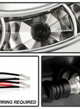 Spyder Auto Halo LED Chrome Projector Headlights for Toyota Tacoma 2005-2008                                     - PRO-YD-TT05-HL-C - Image 5