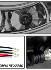 Spyder Auto Smoke LED Halo Projector Headlights for Toyota Tacoma 2005-2011, High/Low H1                                     - PRO-YD-TT05-HL-SM - Image 5