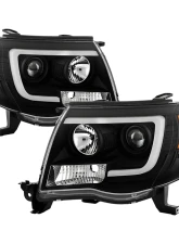 Spyder Auto Signature V2 Projector Headlights Light Bar DRL Black for Toyota Tacoma 2005-2011                                     - PRO-YD-TT05V2-LB-BK - Image 15