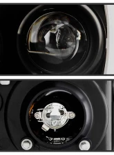 Spyder Auto Signature V2 Projector Headlights Light Bar DRL Black for Toyota Tacoma 2005-2011                                     - PRO-YD-TT05V2-LB-BK - Image 3