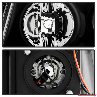 Spyder Auto Signature V2 Projector Headlights Light Bar DRL Black for Toyota Tacoma 2005-2011 - PRO-YD-TT05V2-LB-BK