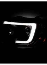 Spyder Auto Signature V2 Projector Headlights Light Bar DRL Black for Toyota Tacoma 2005-2011                                     - PRO-YD-TT05V2-LB-BK - Image 9