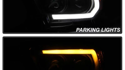 Spyder Auto Signature Projector Headlights Sequential LED Turn Signal Black Smoke for 2016-2018 Toyota Tacoma                                     - PRO-YD-TT16V1-SEQ-BSM - Image 10