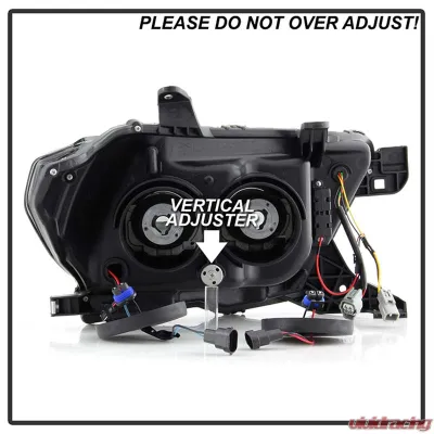 Spyder Auto Signature Projector Headlights Sequential LED Turn Signal Black Smoke for 2016-2018 Toyota Tacoma - PRO-YD-TT16V1-SEQ-BSM