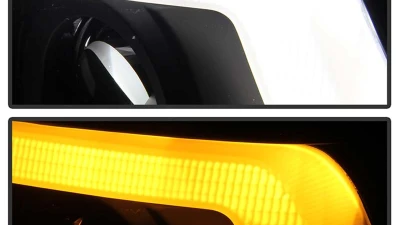 Spyder Auto Signature Projector Headlights Sequential LED Turn Signal Black Smoke for 2016-2018 Toyota Tacoma                                     - PRO-YD-TT16V1-SEQ-BSM - Image 9