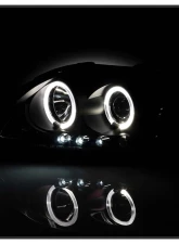 Spyder Auto Halo LED Black Projector Headlights for Scion TC 2005-2010                                     - PRO-YD-TTC04-HL-AM-BK - Image 10