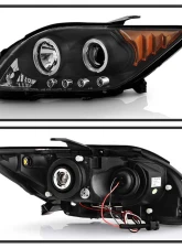 Spyder Auto Halo LED Black Projector Headlights for Scion TC 2005-2010                                     - PRO-YD-TTC04-HL-AM-BK - Image 2