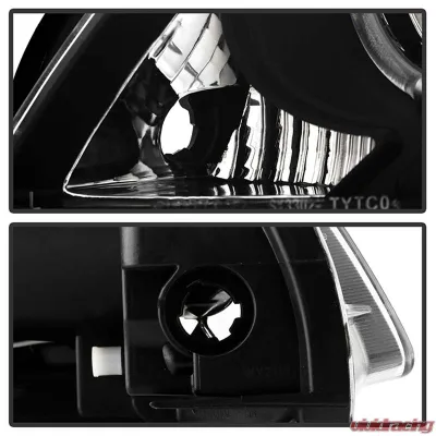 Spyder Auto Halo LED Black Projector Headlights for Scion TC 2005-2010 - PRO-YD-TTC04-HL-AM-BK