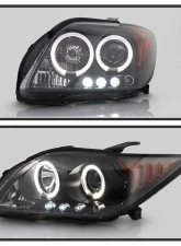 Spyder Auto Halo LED Black Projector Headlights for Scion TC 2005-2010                                     - PRO-YD-TTC04-HL-AM-BK - Image 9