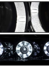 Spyder Auto Smoke LED Halo Projector Headlights for Scion tC 2008-2010 with High H1 Low 9006                                     - PRO-YD-TTC08-HL-SM - Image 10