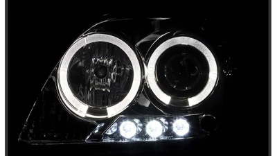 Spyder Auto Smoke LED Halo Projector Headlights for Scion tC 2008-2010 with High H1 Low 9006                                     - PRO-YD-TTC08-HL-SM - Image 12