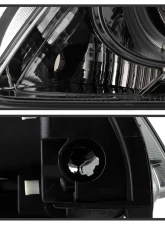 Spyder Auto Smoke LED Halo Projector Headlights for Scion tC 2008-2010 with High H1 Low 9006                                     - PRO-YD-TTC08-HL-SM - Image 5