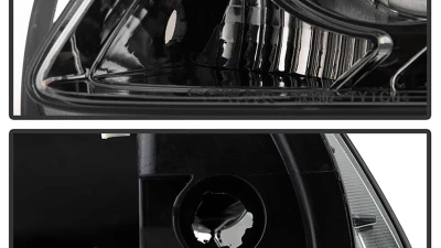 Spyder Auto Smoke LED Halo Projector Headlights for Scion tC 2008-2010 with High H1 Low 9006                                     - PRO-YD-TTC08-HL-SM - Image 5