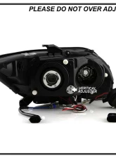 Spyder Auto Smoke LED Halo Projector Headlights for Scion tC 2008-2010 with High H1 Low 9006                                     - PRO-YD-TTC08-HL-SM - Image 8