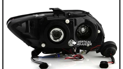 Spyder Auto Smoke LED Halo Projector Headlights for Scion tC 2008-2010 with High H1 Low 9006                                     - PRO-YD-TTC08-HL-SM - Image 8