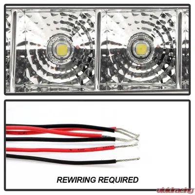 Spyder Auto Halo Chrome Projector Headlights for Toyota Tundra 2007-2009 - PRO-YD-TTU07-HL-C