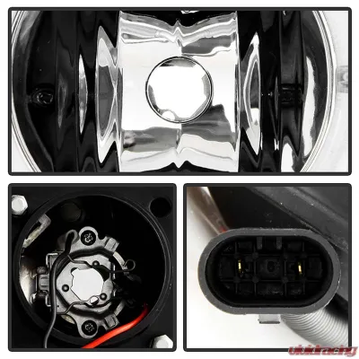 Spyder Auto Halo Chrome Projector Headlights for Toyota Tundra 2007-2009 - PRO-YD-TTU07-HL-C