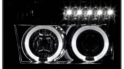 Spyder Auto Smoke LED Halo Projector Headlights for Toyota Sequoia 2008-2013                                     - PRO-YD-TTU07-HL-SM - Image 11