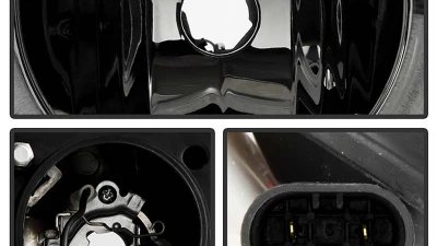 Spyder Auto Smoke LED Halo Projector Headlights for Toyota Sequoia 2008-2013                                     - PRO-YD-TTU07-HL-SM - Image 5