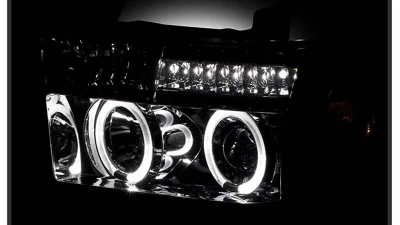 Spyder Auto Smoke LED Halo Projector Headlights for Toyota Sequoia 2008-2013                                     - PRO-YD-TTU07-HL-SM - Image 9