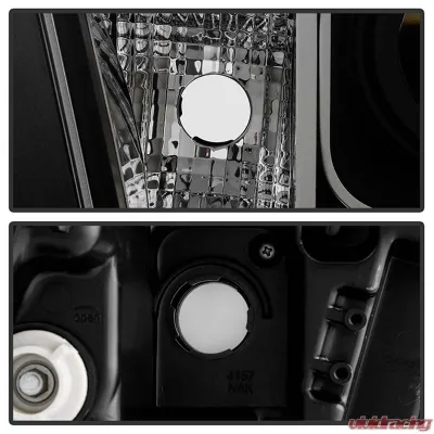 Spyder Auto Black Smoke Projector Headlights with Light Bar and DRL for Toyota Tundra 2014-2018 - PRO-YD-TTU14-DRL-BSM